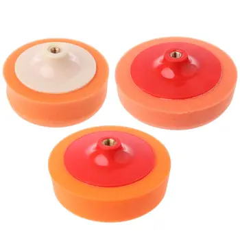 

125mm 175mm Auto Car Polishing Buffing Polishing Pad Sponge Wheel Waxing Orange Polishing Machine Accessories