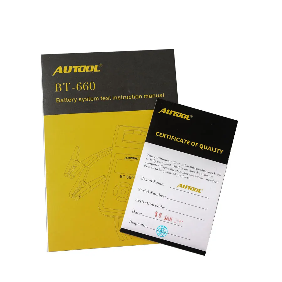 Тестер нагрузки на автомобильные аккумуляторы AUTOOL 12 В с принтером BT660|automotive battery