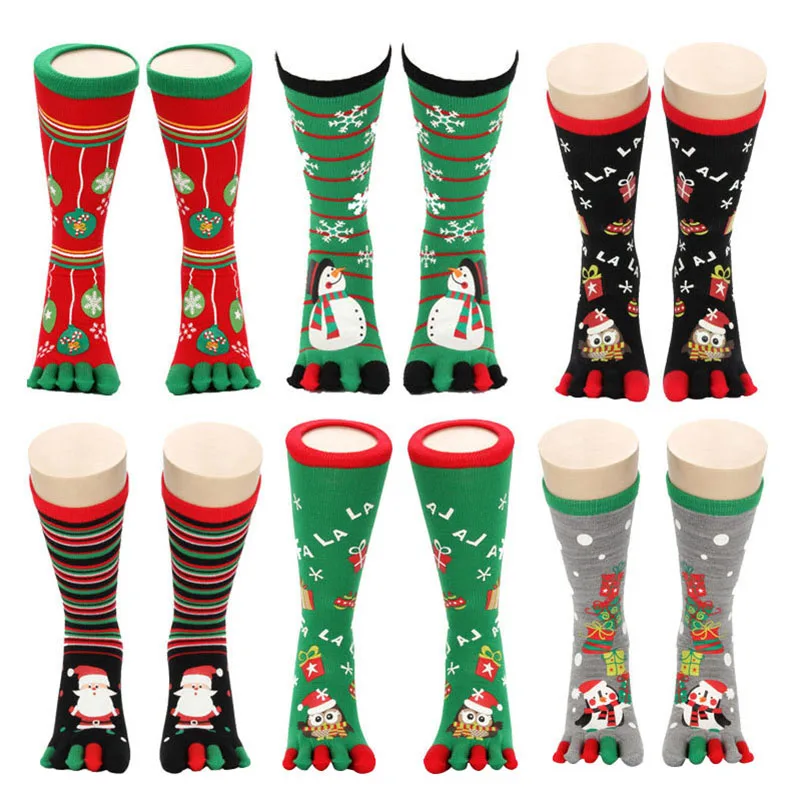 1 пара зимних рождественских носков носки унисекс с милым рисунком снеговика, совы, снежинки, оленя рождественские носки для мужчин, женщин и девочек