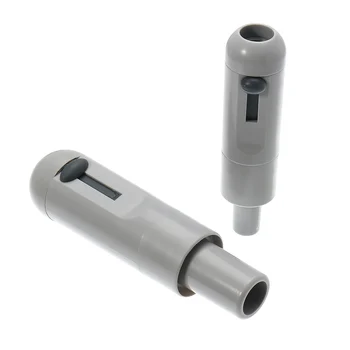 

2pcs/Set Grey Universal Saliva Swivel Sucker Suction Handle With Adjustable Valve Strong Weak Suction Autoclavable Dental Tool
