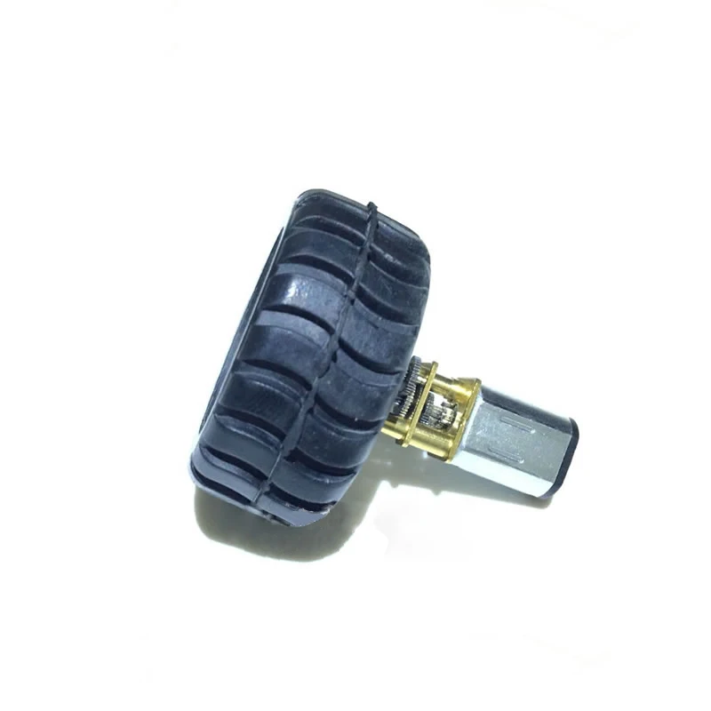

N20 Gear Motor + Wheel / Tire, Robot / Smart Car Accessories, Diy Production Science Experiment Kit, M3*10mm Normal Shaft