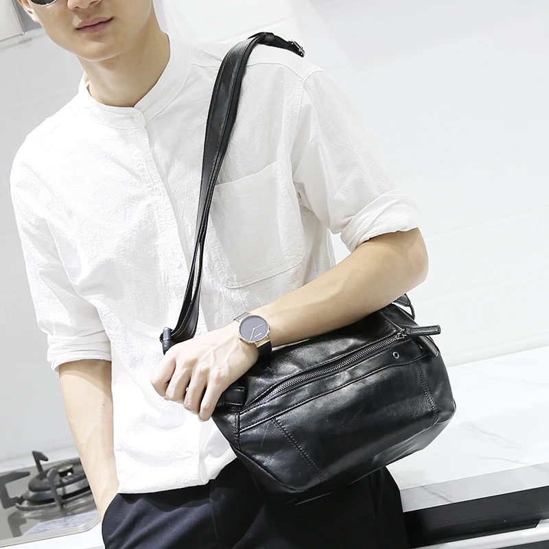 

Xiao.p Brand Messenger Bag Men Shoulder Bag Man Satchels Handbags PU Leather Sling Bag designer Men Crossbody Bags