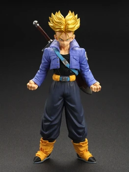 

19cm Japanese anime figure PVC Figura Torankusu Dragon ball Z Future Dbz Super Saiyan Trunks Action Figure Model toys for boys