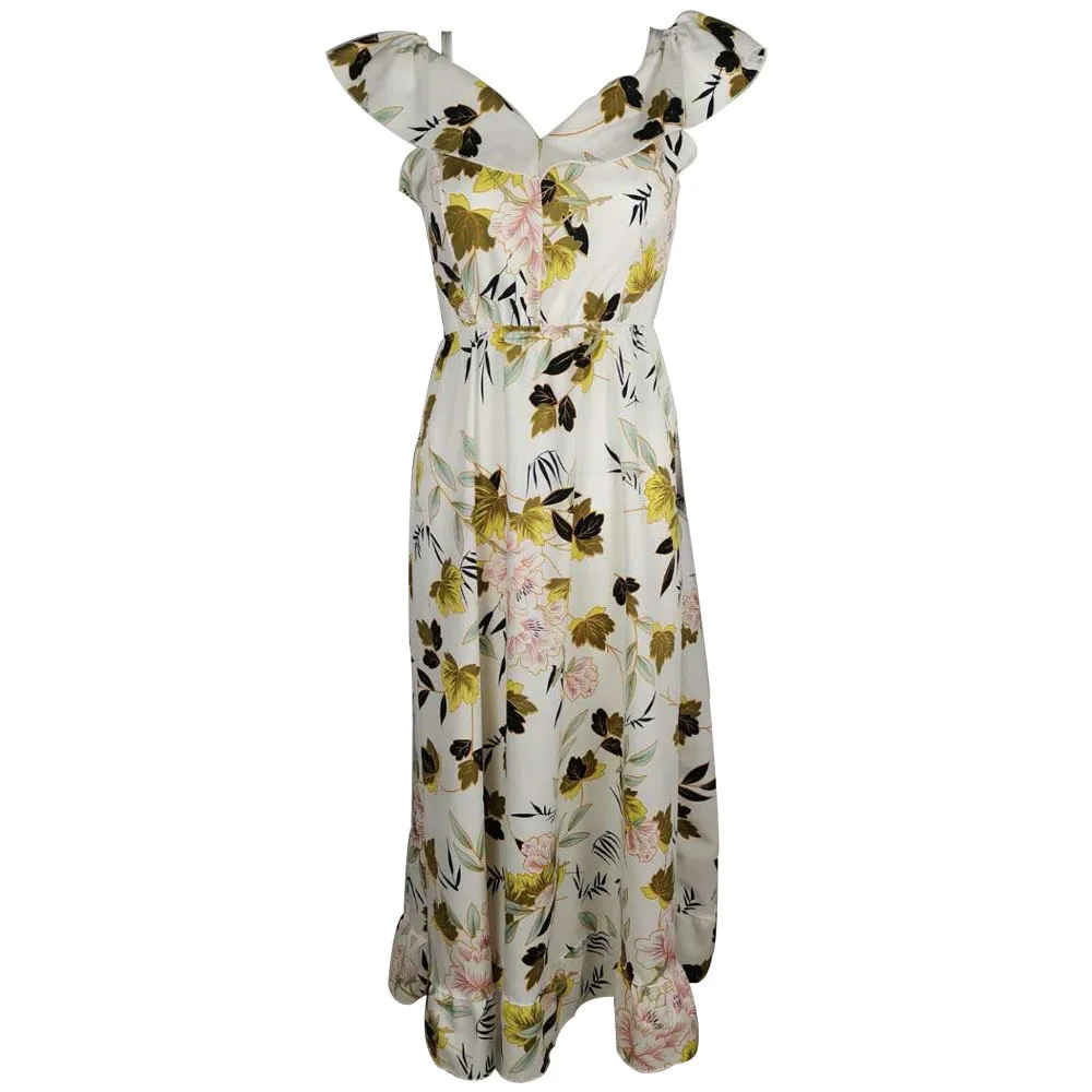 Formal dress women elegant long Casual Off Shoulder party dress 2019 Summer Sexy Boho Flower Print Beach Maxi Dresses vestidos