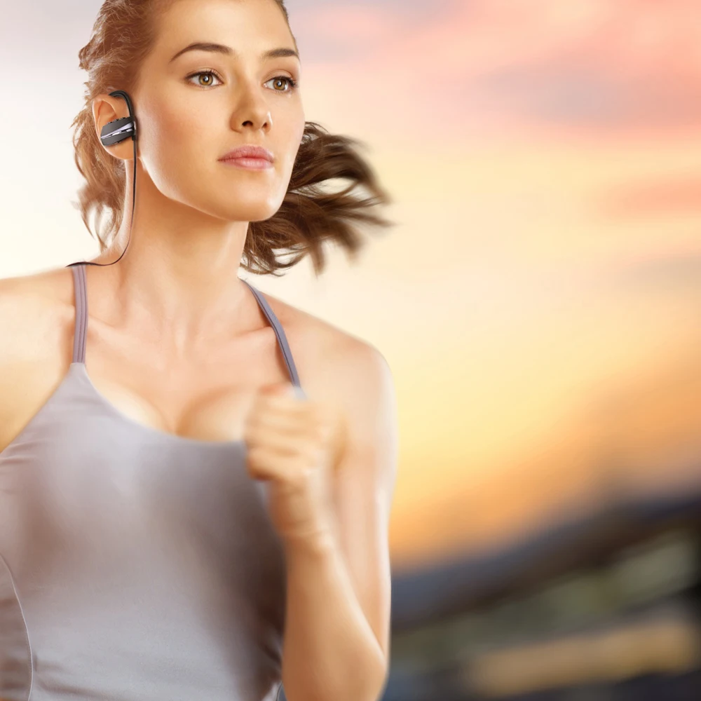 GDLYL нано покрытие Bluetooth Водонепроницаемый спортивные наушники гарнитура для