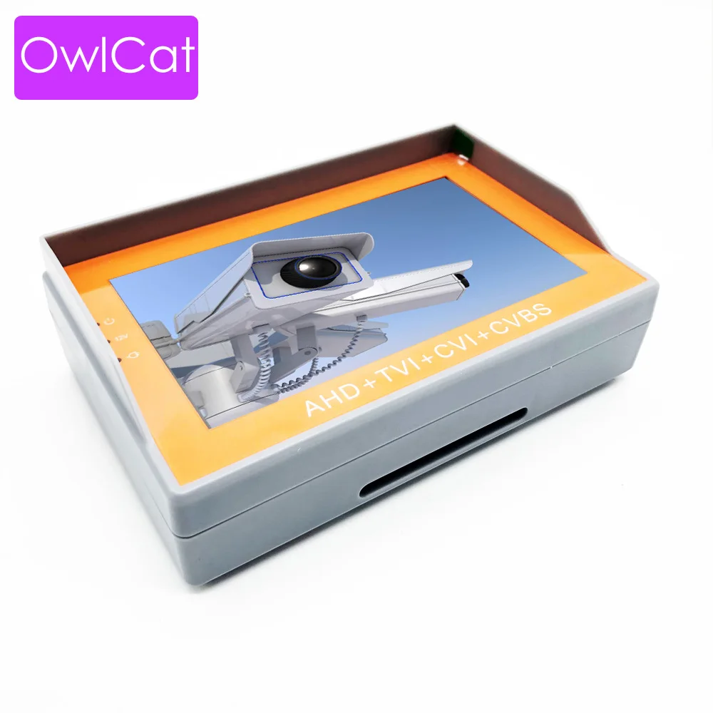 

5MP CCTV Security Camera Tester With 4.3 Inch TFT LCD Monitor For 4 IN 1 TVI AHD CVI Analog Security Cam Tester Video Test