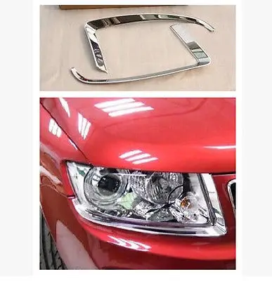 

ABS Front Head Light Eyelid Cover Trim for JEEP COMPASS 2011 2012 2013 2014 2015