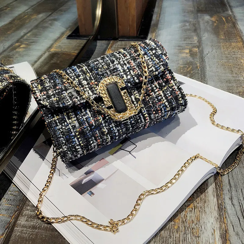 

2019 New Luxury Fashion Famous Designer Women Purses and Handbags Panelled Chain Shoulder Messenger Bags