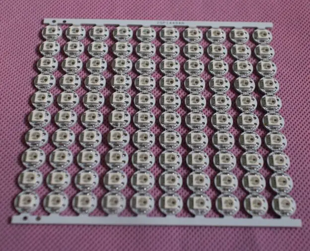 Светодиод WS2812B 10 ~ 100 шт. индивидуально адресуемый WS2811 IC rgb белый 2812b светодиодный