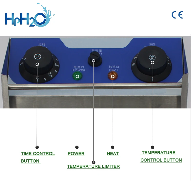 US $118.54 Electric Overheat Protection Deep Fryer Stainless Steel Frying Machine Household Fryer French fries fryer with timer control