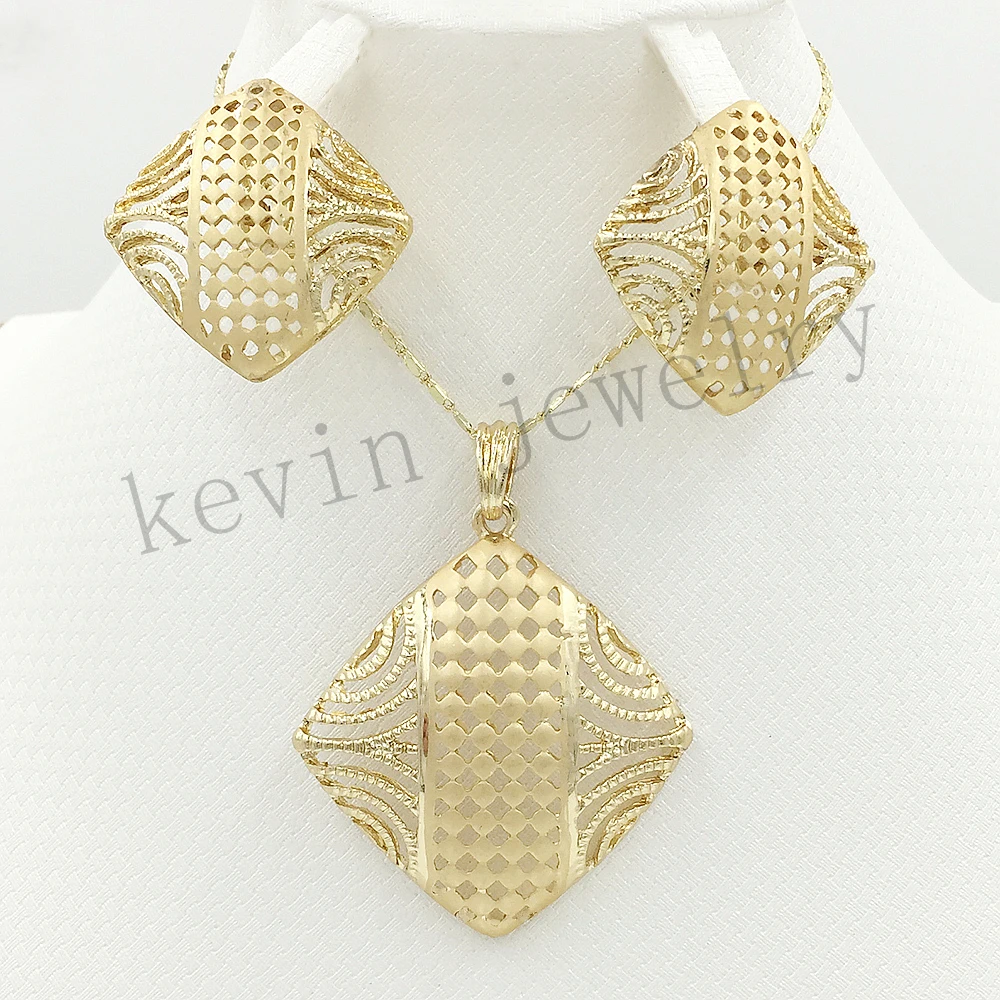 Buy 2016 romantic African Pearl Wedding Jewelry gold