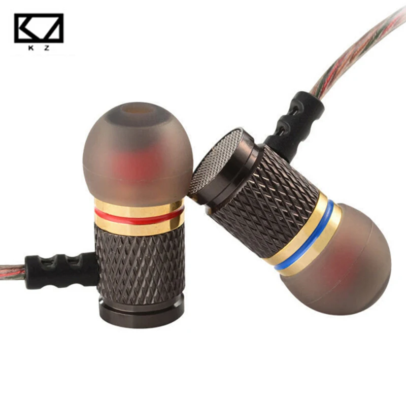 

KZ ED2 EDR1 Sprot in ear earphone wired metal music headsets bass noise reduction earbuds for Iphone Xiaomi Huawei Mobile Phones
