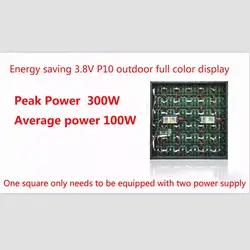 Gabinete simples de economia de energia p10 dip display para publicidade ao ar livre
