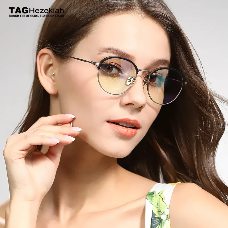 2019 New Arrivals Round Glasses Frame Tag Hezekiah Brand Women Men