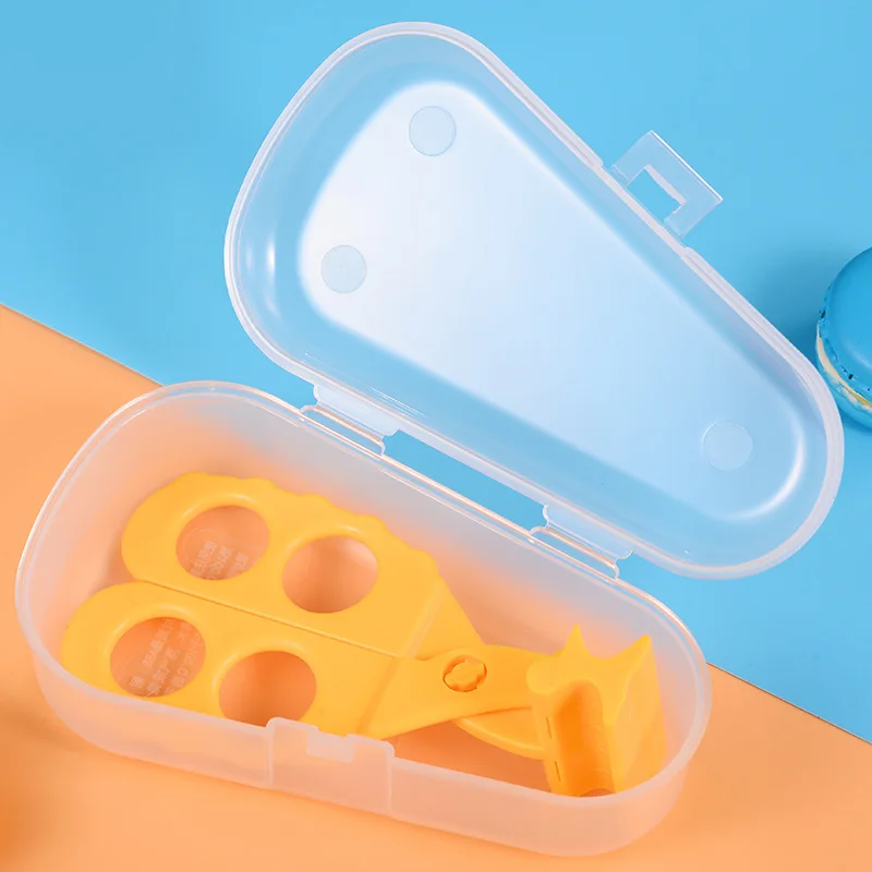 

2019 Professional Safe Scissors Baby Kids Cut Food Shears Feeding Toddlers Scissors Fruit Vegetable Meat 1pc Drop Shipping