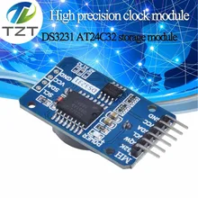 TZT DS3231 AT24C32 IIC прецизионный RTC модуль памяти в режиме реального времени RTC DS3231SN модуль памяти для Arduino raspberry pi DIY KIT