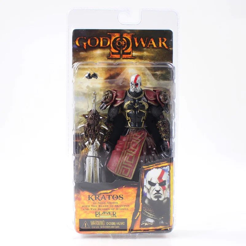 20 см NECA God of War Kratos в золотой флисовой броне с головой Медузы ПВХ экшн фигурка
