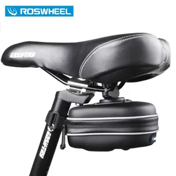 

ROSWHEEL Bicycle Saddle Frame Bag Seat Post Storage Tail Pouch Cycling MTB Road Bike Bicycle Rear Pannier Bolsa Cykle Bags 13875