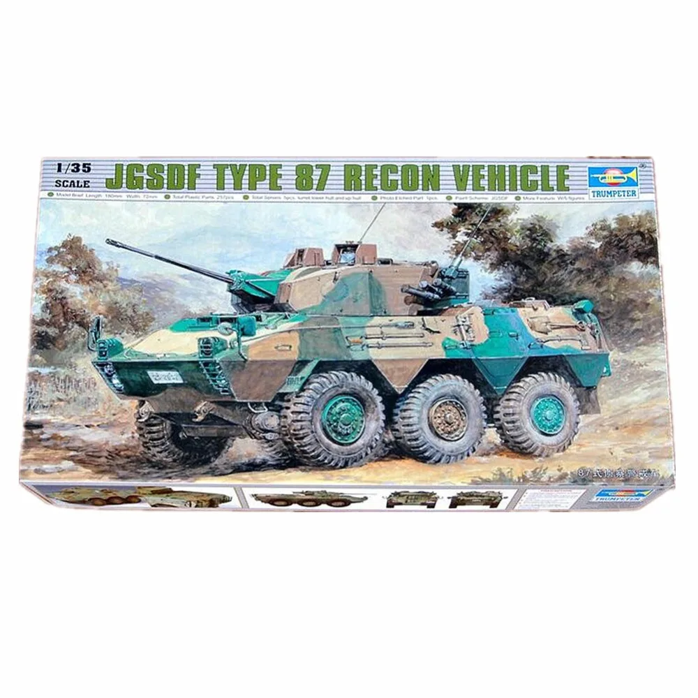 Модель автомобиля разведывателя OHS Trumpeter 00327 1/35 JGSDF TYPE 87 Сборная модель грузовика