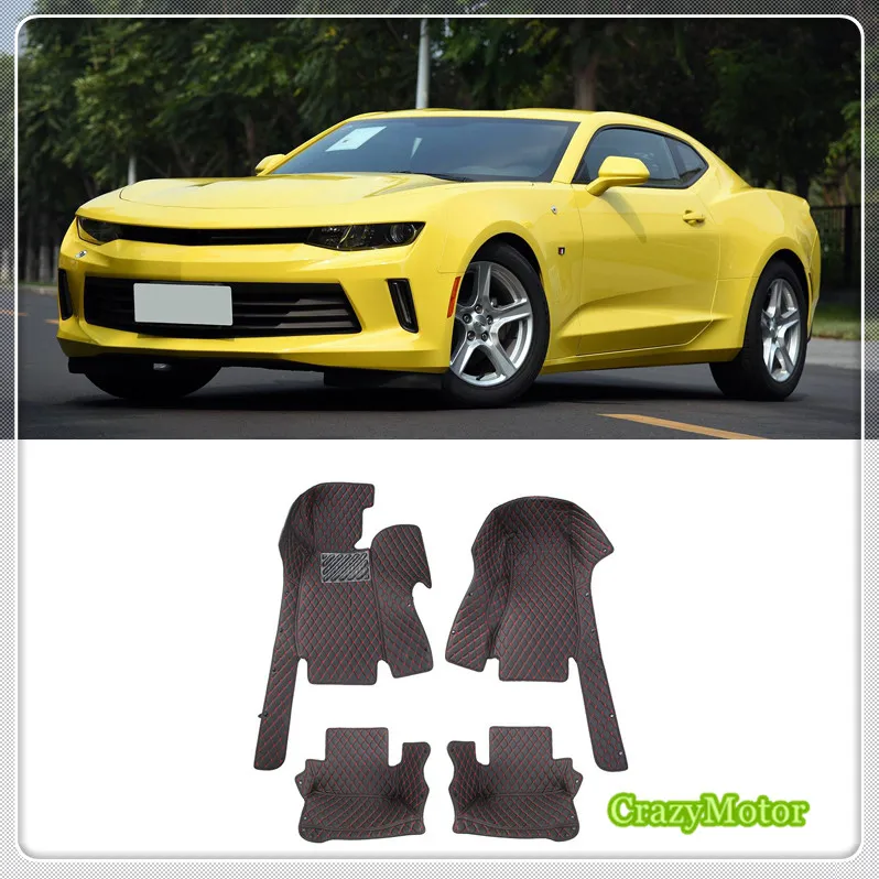 

Car floor mat foot pad For Chevrolet Camaro 2016 2017 car-styling rus liners