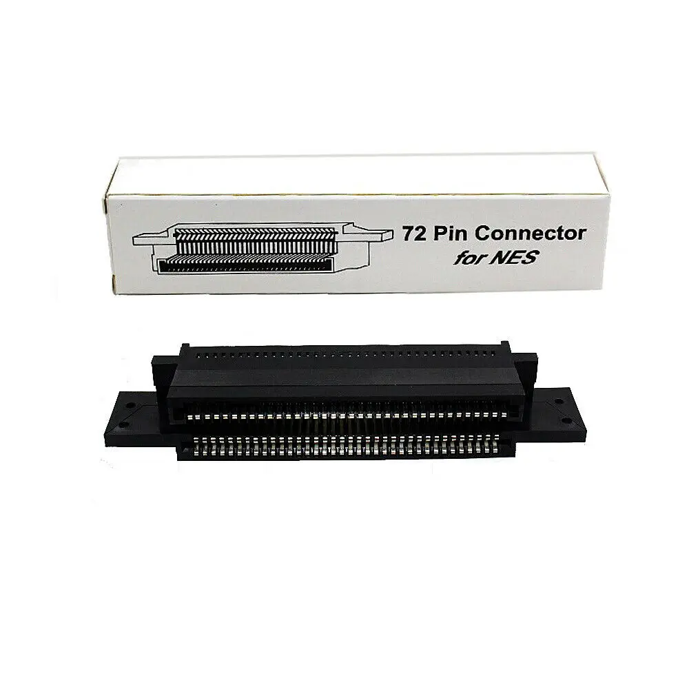 New 72 Pin Game Cartridge Slot Connector Replacement for Nintendo NES Retail package | Электроника