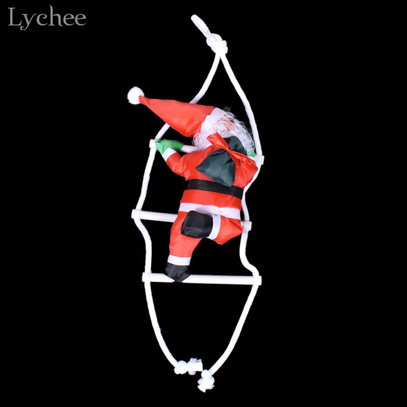 

Lychee Christmas Santa Claus Doll Christmas Tree Decorations Xmas New Year Pendant Drop Ornaments