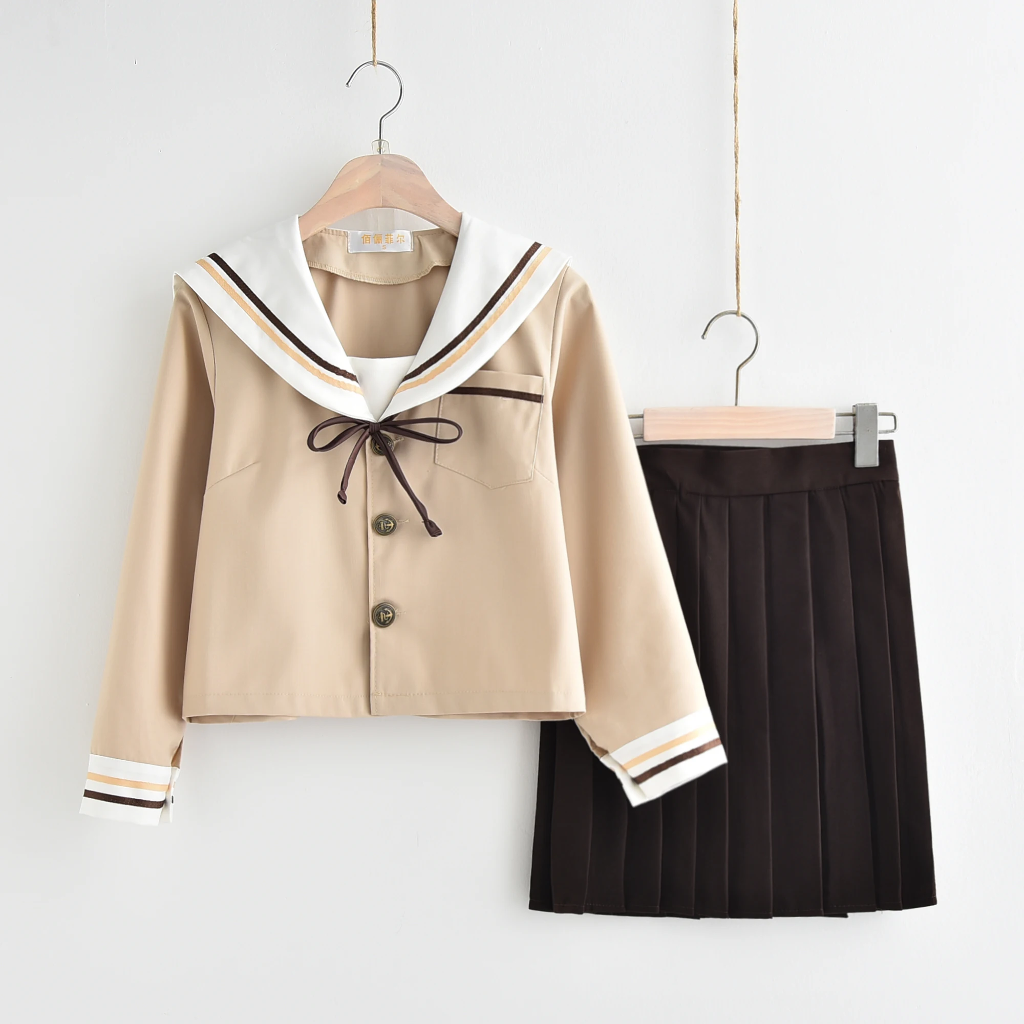 

2019 High end Japanese school uniform skirt jk uniform class uniforms sailor suit college wind suit female students uniforms