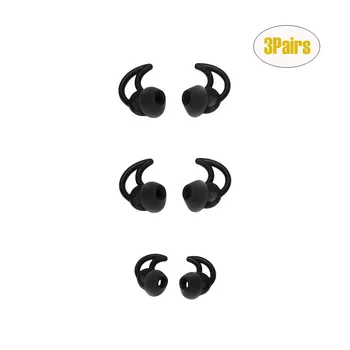 

high quality 3 Pairs Replacement Noise Isolation Silicone Earbuds Tips For QC20 QC30 soft comfortable silicone durable