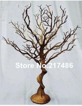 

gold Crystal Wedding Tree Centerpieces - Manzanita