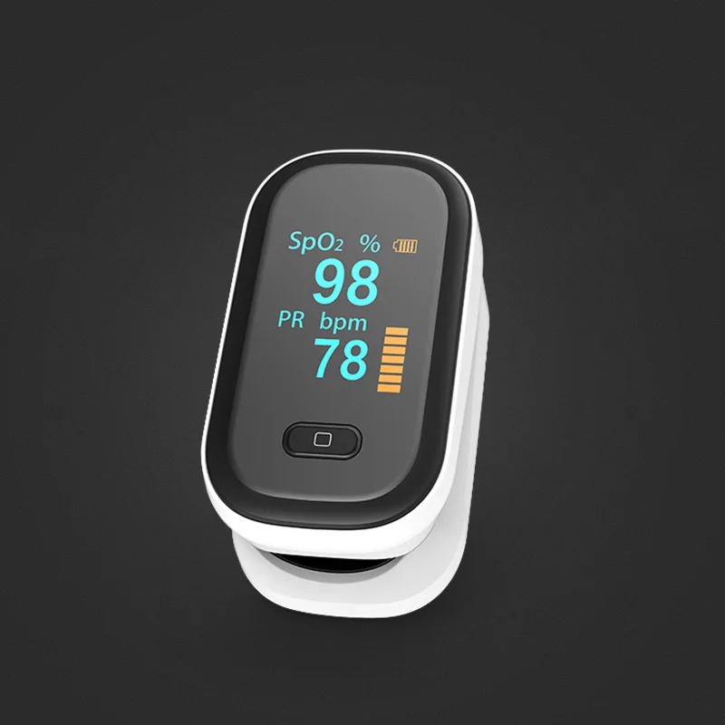 

BOXYM Medical Portable Finger Pulse Oximeter blood oxygen Heart Rate Saturation Meter OLED Oximetro de dedo Saturometro Monitor