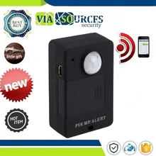 Домашняя противоугонная система обнаружения с адаптером штепсельной вилки европейского стандарта, мини-PIR датчик оповещения, беспроводной инфракрасный, gsm сигнализация монитор детектор движения