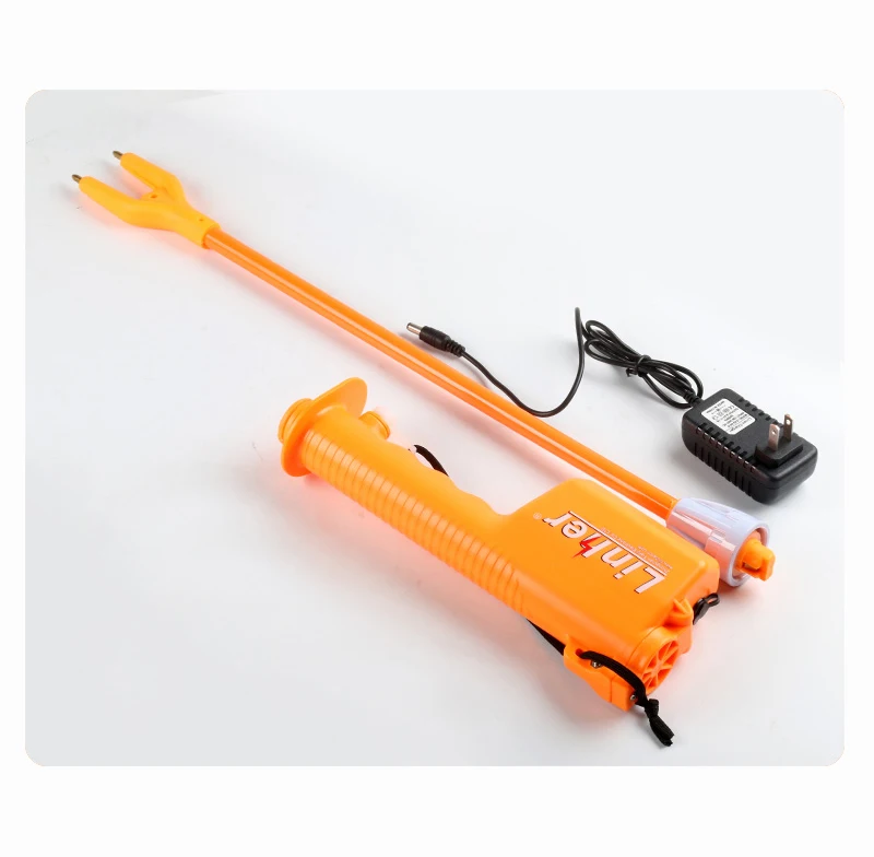 

Electric Prod Cattle Cow Pig Hot Shot Handle Swine Proder Livestock Farm Animal Driving Tools Waterproof switch 107cm Y