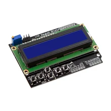LCD1602 LCD characters input/output expansion board LCD Keypad Shield For Arduino Blue Screen
