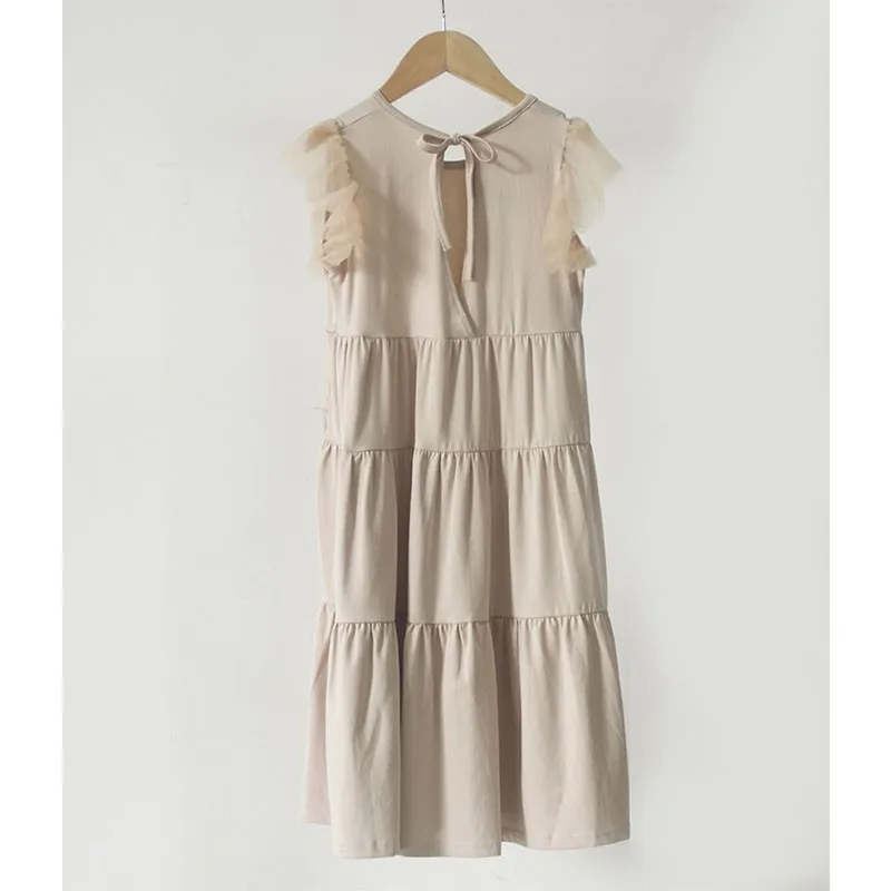 girl long dress Длинное подростков Детские платья для девочек 10 лет платье без рукавов принцессы для больших девочек Детские вечерние сетки лоскутное Костюмы От 2 до 16 лет - Цвет: girl long dress