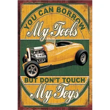 

Car Metal Poster Vintage Tin Sign Bar Pub Home Wall Decor Retro Metal Art Beer Coffee Poster Plate 1001(312)