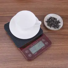 Кг/3 кг/0,1g ЖК-дисплей Кухня весы электронный таймер Еда баланс Кофе Вес электронные весы bascula cocina