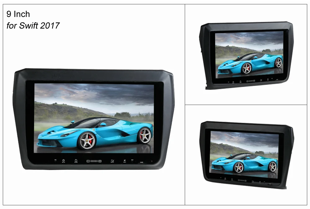 Excellent SINOSMART 4 Core/8 Core CPU 2G RAM Android 8.1 Car GPS Navigation Player for Suzuki Swift, S-cross No Canbus 11