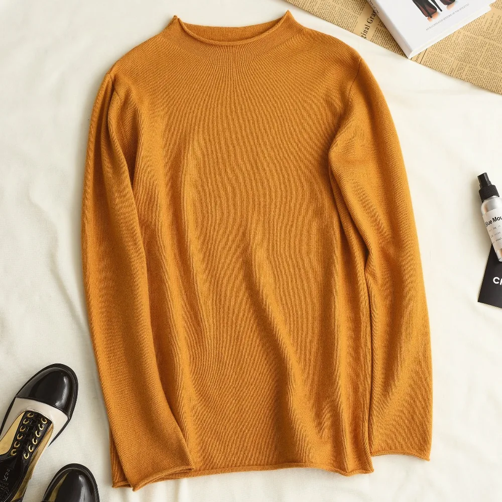 Для женщин свитеры для 100% кашемир и шерсть пуловеры Лидер продаж Oneck весенняя одежда мода Трикотаж женский свитер Стандартный