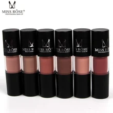 MISS ROSE Make up Matte Lipstick Lips Gloss Waterproof Liquid Lipstick Nutritious Easy To Makeup Matt LipGloss