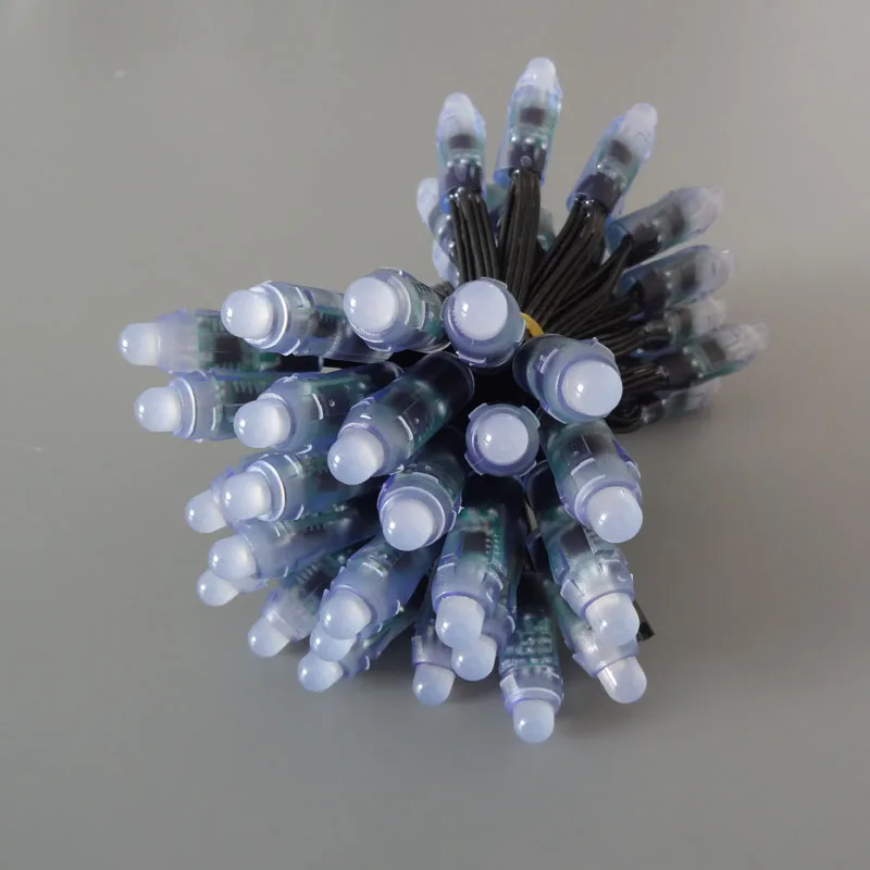 LED Modules 50pcs/lot DC5V/12V WS2811 LED Pixel module 12mm RGB Full Color Waterproof with 3pin JST Connectors