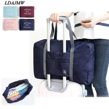 LDAJMW Hot Casual Large Capacity luggage Packing Tote/Shoulder Travel Shopping Big Bag Folding Clothes Storage Pouch Organizer