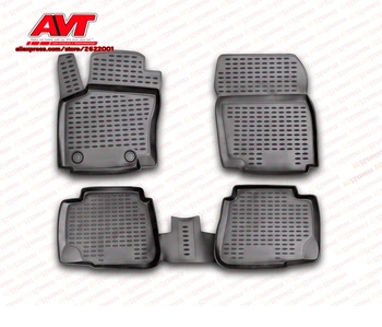 

Floor mats case for Ford Mondeo 2007-2014 4 pcs rubber rugs non slip rubber interior car styling accessories