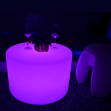 SK-LF21 (D56*H36cm) Lighting Cylinder Shape Bar Furniture Coffee Pillar Table for Garden Outdoor Wedding Party free shipping 1pc