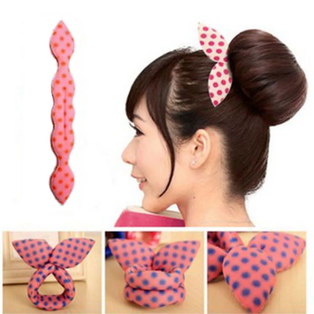 

Woman Hot Sale New Fashion Hair Styling Magic Sponge Clip Foam Bun Curler Hairstyle Twist Knot Maker Tool Accessories