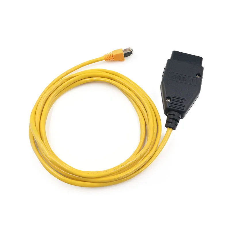 high quality auto inspection equipment Quality ENET cable for BMW F-series ICOM OBD2 Coding Diagnostic Cable Ethernet to Data OBDII Coding Hidden Data Tool small car inspection equipment