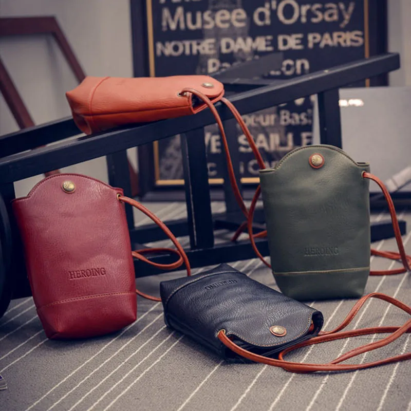 

Retro kettle bucket simple solid color versatile shoulder soft quality select PU practical fashion Messenger bag