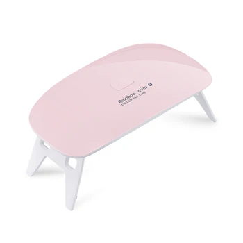 

Oakmoss 6W Rainbow mini LED UV Nail Lamp Led Nail Light Nail Dryer UV Lamp