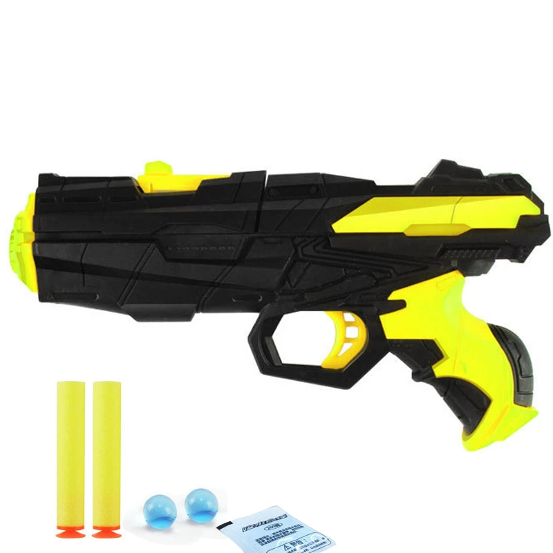 400pcs Water Bullet + 2pcs EVA Soft Bullet Water Crystal Gun 2 in 1