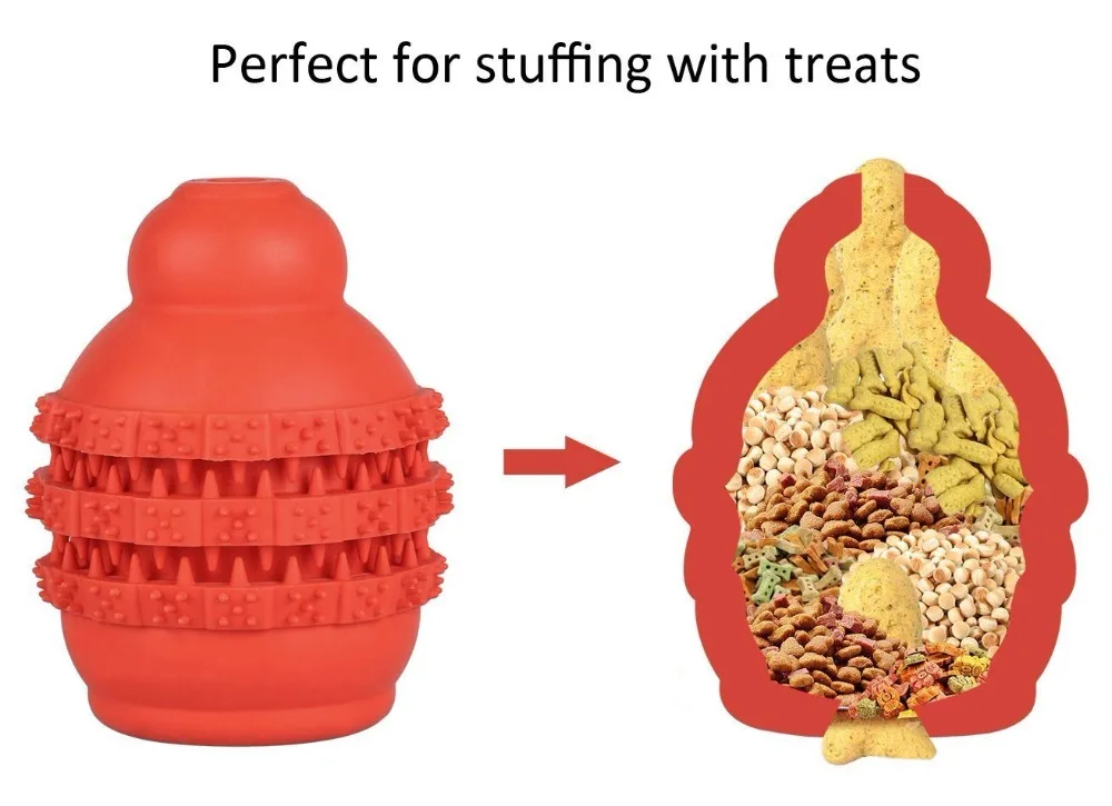 Dog Interactive Toy Gourd Leaky Feeding Ball Pet Dog Cat Resistant To Bite Rubber Molar Chew Toys Tooth Cleaning Training Toy (2)