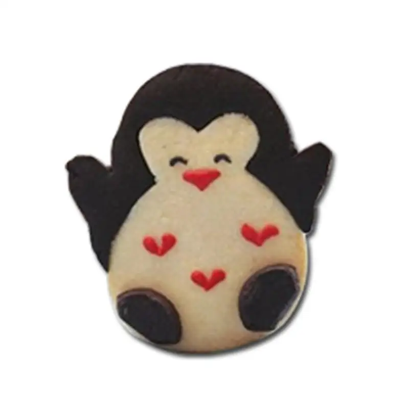 Нержавеющая сталь мини penguim Печенье бисквитное Фондант Резак cortador de biscoito Форма для пирога металлические украшения Sugarcraft Инструменты